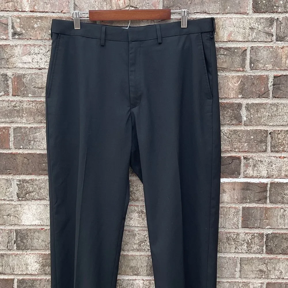 🔥 Take 50% OFF- J.M Haggar Men's Black Dress Pants, Size-36X29